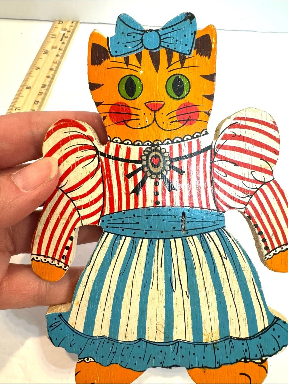 Lot of 4 Small Vintage ‘80s and ‘90s Country Cats Kittens Some Hand-painted